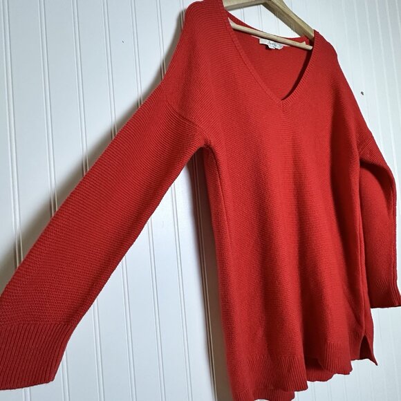 Boden Clare V-Neck Sweater Jumper Pullover Cotton Wool size L Relax Fit Casual - Picture 11 of 13